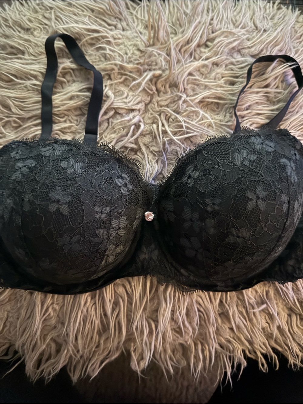 Victoria’s Secret Black Lace Underwire Bra